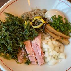 まぜそば（味玉、のり増し）