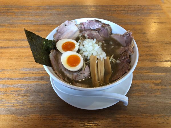 「◯得煮干そば(大)」@煮干そば とみ田の写真