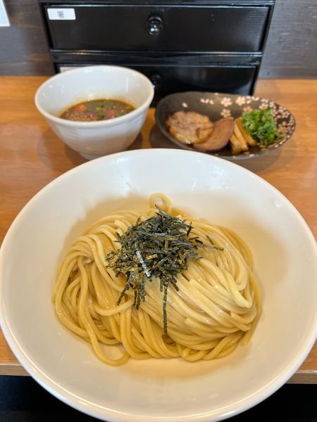 「冷製醤油つけ麺」@麺処 湯咲の写真