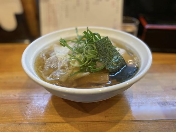 「肉醤油雲呑」@大阪 麺哲の写真