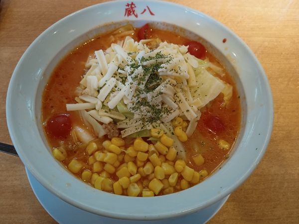 「とろけるチーズラーメン　トマトみそ味（期間限定）」@蔵八ラーメン亭 多賀城高橋店の写真