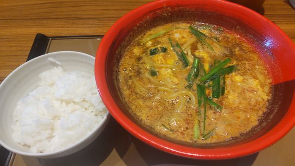 「辛うま麺(ごはん付き)期間限定790円」@やよい軒 野田船形店の写真