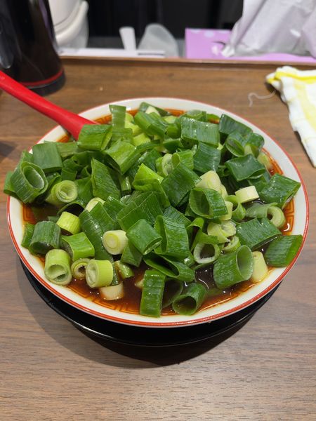 「中華そば並+ねぎ増量（800円）」@麺屋7.5Hz みなと弁天町店の写真