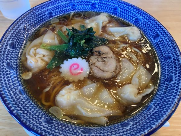 「海老雲吞麺（醤油）」@ワンタン屋 今福商店の写真