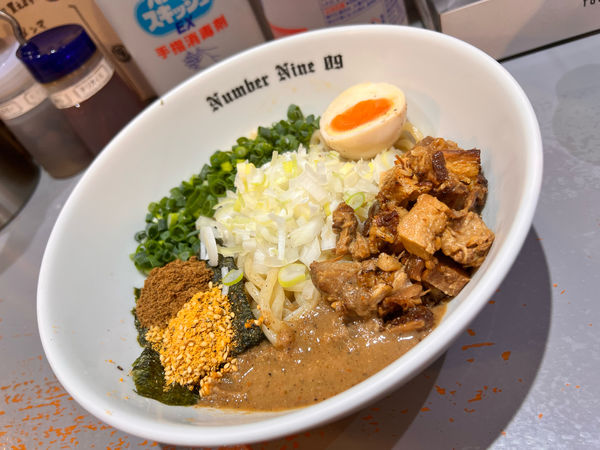 「まぜそば」@麺Dining Number Nine 09の写真