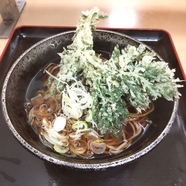 「春菊天（￥400）」@梅もと ヤエチカ店の写真