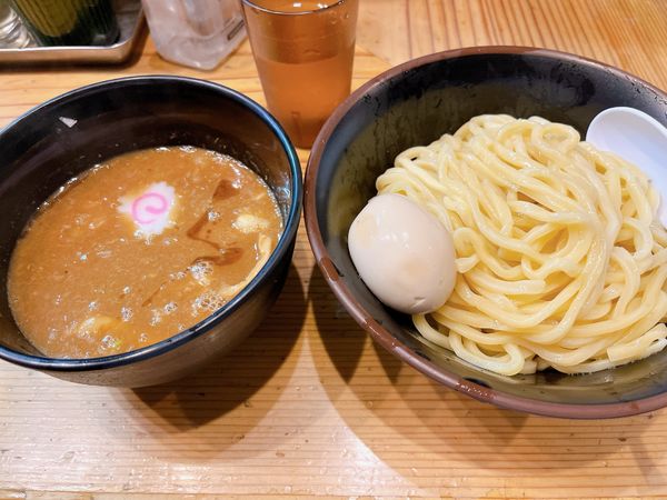 「濃厚つけめん　味玉」@銀座 朧月の写真