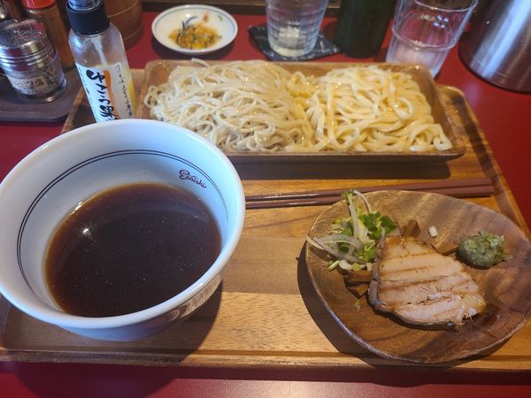 「つけ麺(300g)+ハートランド」@戸越らーめん えにしの写真