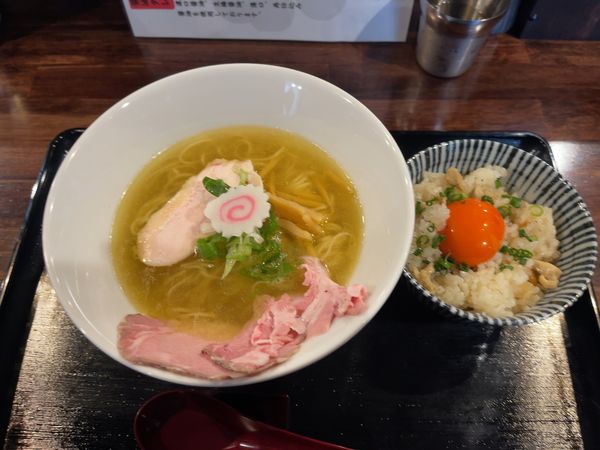 「塩そば（1050円）」@中華蕎麦しげ田の写真
