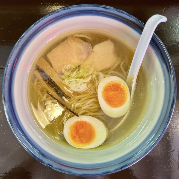 「らーめん(小)しお¥650+味玉¥100」@らーめん奏の写真