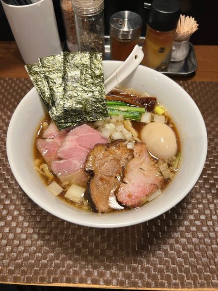 「特製醤油そば」@麺処 はら田の写真