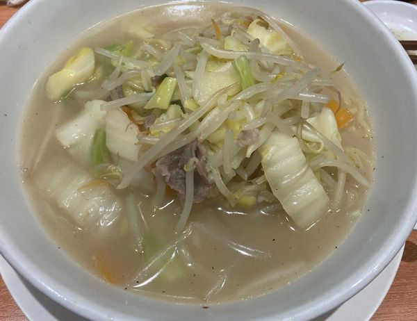「野菜たっぷりタンメン」@中華食堂 日高屋 保土ヶ谷西口店の写真