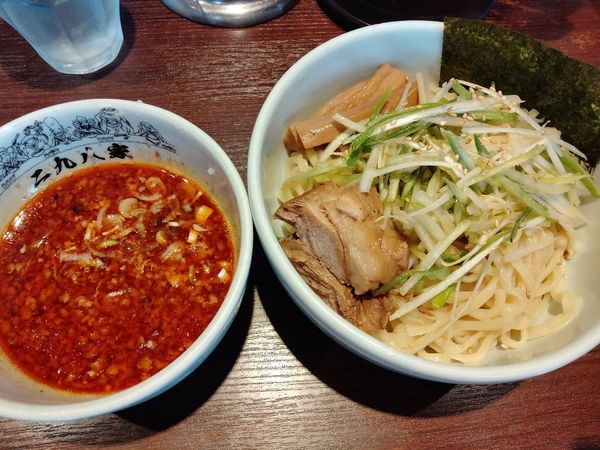 「辛ネギつけ麺」@二九八家 いわせの写真