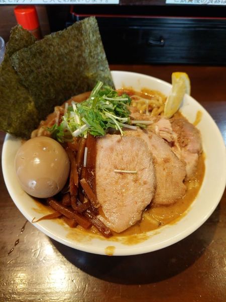 「超絶濃厚鶏そば中盛1280円」@葉月直系 きりきり舞の写真