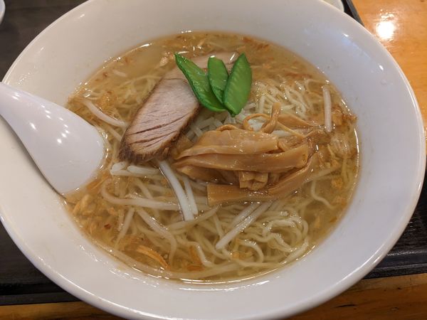 「塩ラーメン」@香湯ラーメン ちょろり 恵比寿店の写真