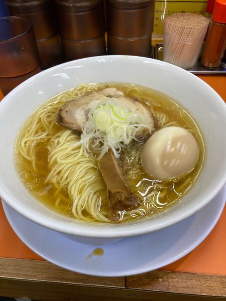 「カミソリパンチ＋煮卵」@友愛亭の写真