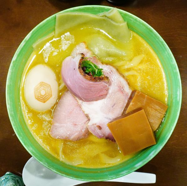 「特製手打中華蕎麦（塩）＋えらべるお酒」@手打麺祭 かめ囲の写真