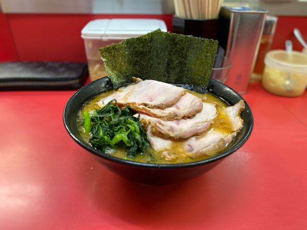 「チャーシューメン、青菜」@ラーメン杉田家の写真
