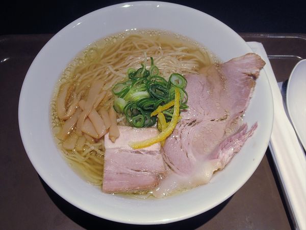 「【煮干そば藍】京都白だし中華そば(880円)」@POPUPラーメンの写真