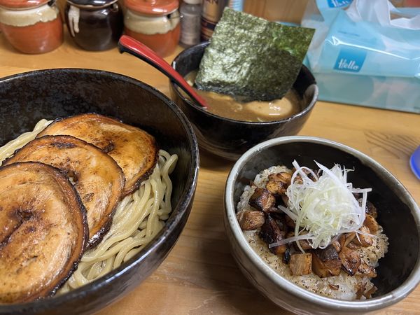 「チャーシューつけ麺」@めん屋 もとすけの写真