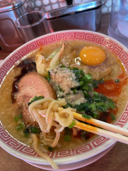 「純真スタ麺　並盛り」@よってこや センター北あいたい店の写真