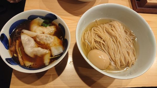 「特製つけ麺（昆布水）」@自家製麺 ロビンソンの写真