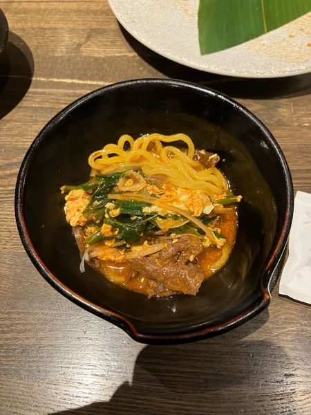 「カルビラーメン1155円」@特選和牛大将軍 千葉富士見店の写真