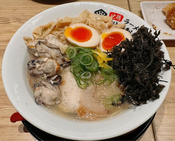 「究極の牡蠣そばスペシャル」@くりや製麺直売所の写真