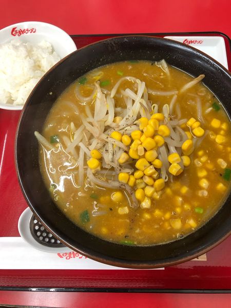 「カレーコーンラーメン」@くるまやラーメン 和光店の写真