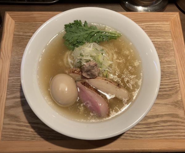 「鴨出汁中華蕎麦(塩)」@鴨出汁中華蕎麦 麺屋yoshikiの写真