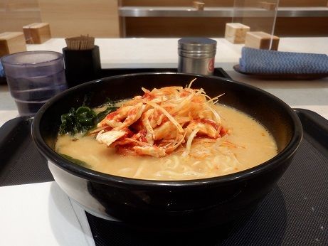 「辛ねぎ味噌らーめん」@名代 富士そば 西武新宿店の写真