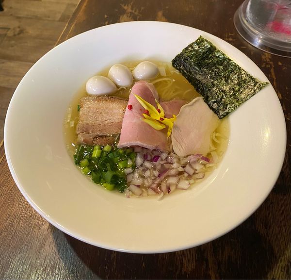 「[限定]重ね式ののどぐろ煮干の清湯￥1300 (塩で）」@麺庵 小島流の写真