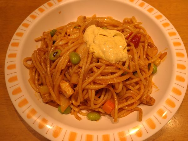 「（期間限定）彩り野菜のカレースパゲティ　６２０円」@リトル小岩井の写真