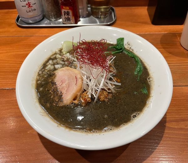「【限定】坦々ブラック」@麺屋 真心の写真