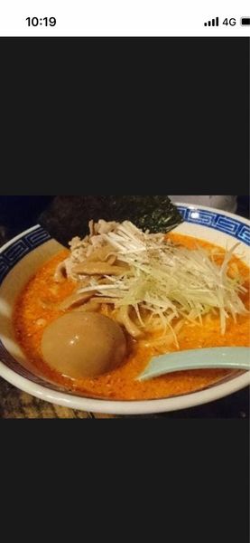 「白ゴマ坦々麺味玉」@らーめん味噌まるの写真