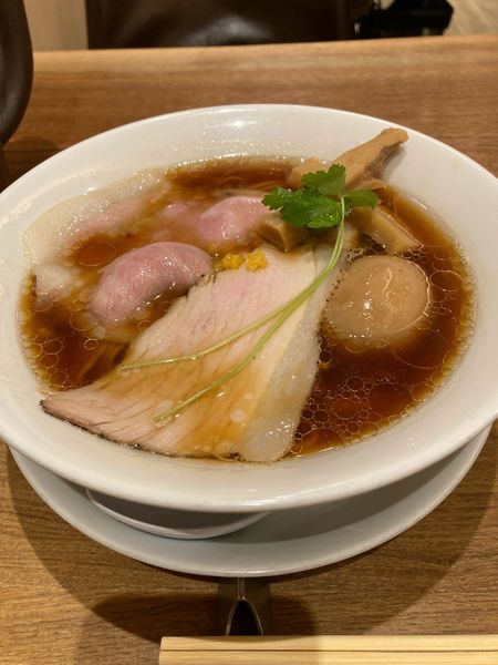 「鶏出汁醤油ラーメン」@なにわ麺次郎 然の写真