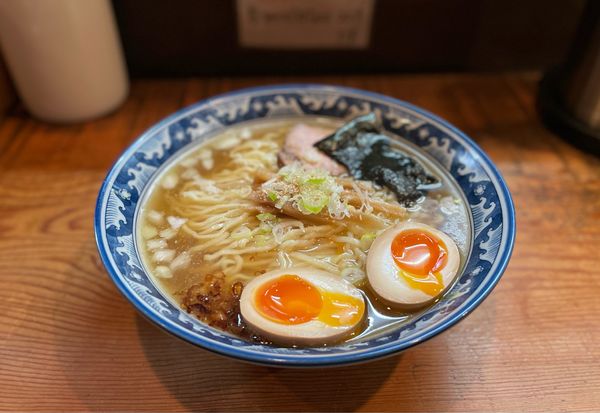 「塩らあ麺¥850、味玉¥100」@めん処 樹の写真