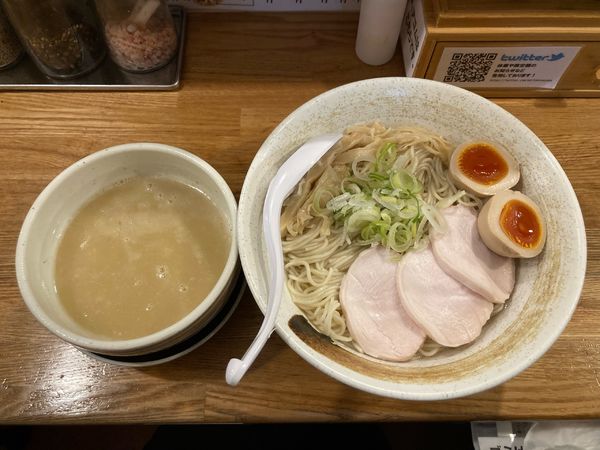 「昆布水つけ麺」@麺匠ようすけ 鶏煮亭の写真
