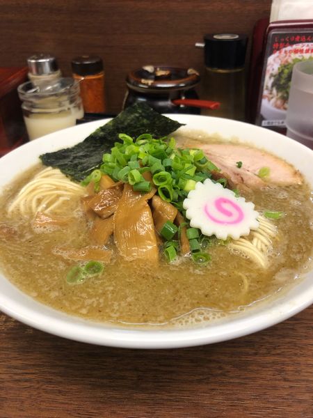 「とろりそば 大盛り　960円」@つけめん 三三㐂の写真