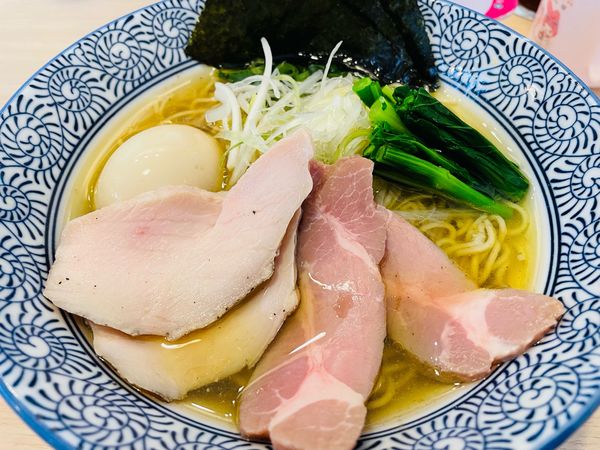 「特製芳醇鶏そば 塩 1,100円」@麺屋いとうの写真
