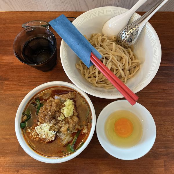「スタミナつけ麺辛」@MARU喜の写真