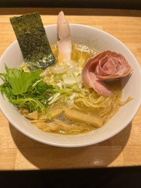 「鶏白湯ラーメン塩(850円)」@麺屋 れんしんの写真