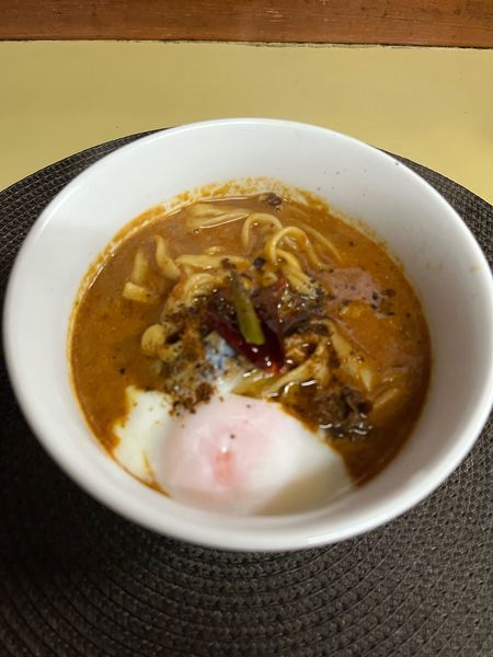 「黒カラシビ麺(750円)」@龍門瀑の写真