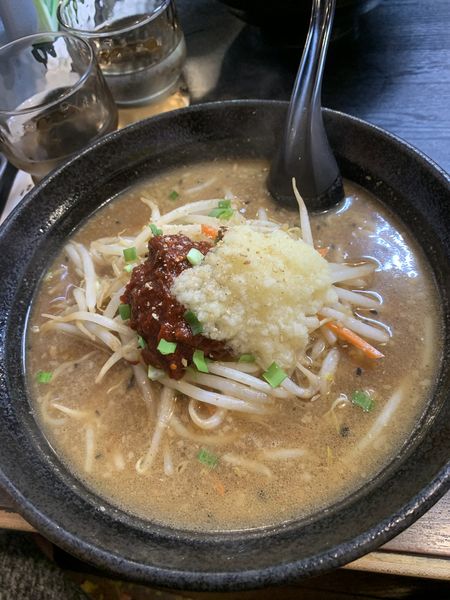 「鬼辛しラーメン」@ラーメンガキ大将 甲府大里店の写真