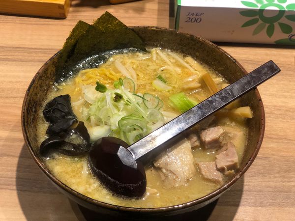 「みそラーメン」@白樺山荘 北海道ラーメン道場店の写真