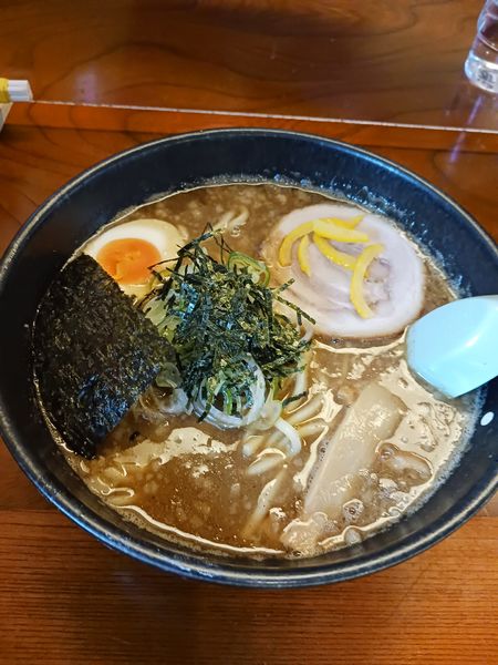 「W魚介らーめん」@麺屋一の写真