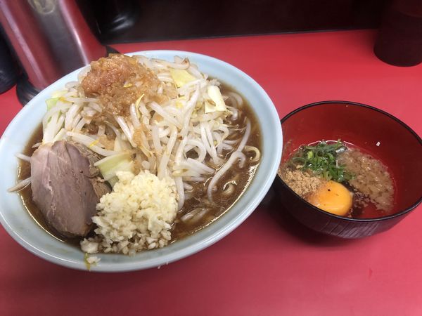 「ラーメン+すき焼き」@ラーメン悔いなしの写真