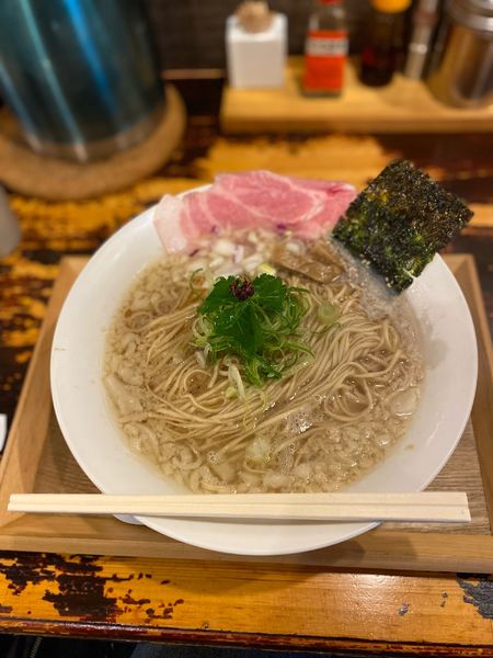 「特A背脂魚介醤油拉麺大盛」@拉麺・餃子 静流 shizuruの写真