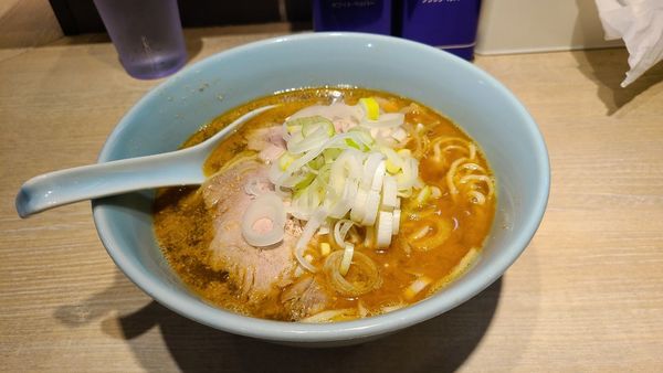 「朝ラー 鮟肝醤油 3/26」@まるえ中華そばの写真