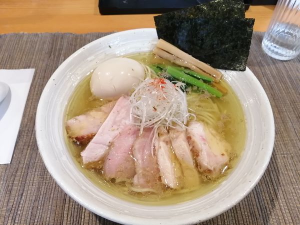 「特製らぁ麺　塩　1350円　クーポン　メンマ」@麺屋 さくら井の写真